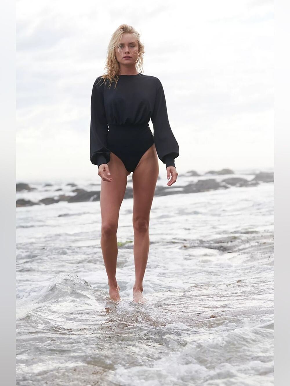 Agua Bendita Erin Ruffle One Piece Swimsuit